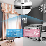 BABYLONE 360° WiFi Bulb Camera, 1080P Panoramic IP Micro