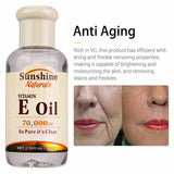 huile vitamine 70000IU  naturelle pour le visage Anti-âge