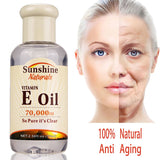 huile vitamine 70000IU  naturelle pour le visage Anti-âge